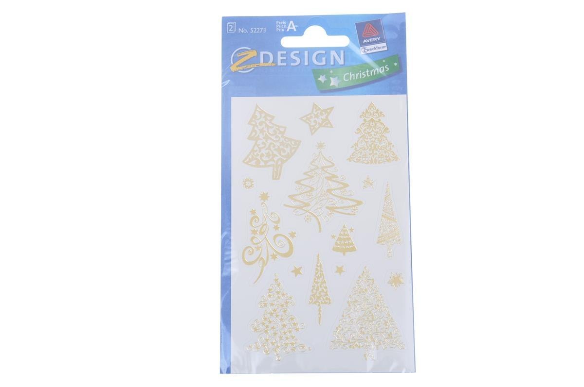 STICK ON ÁRBOL DE NAVIDAD ZLO 80X160 2PCS 52273 ZF B/C ZWECKFORM